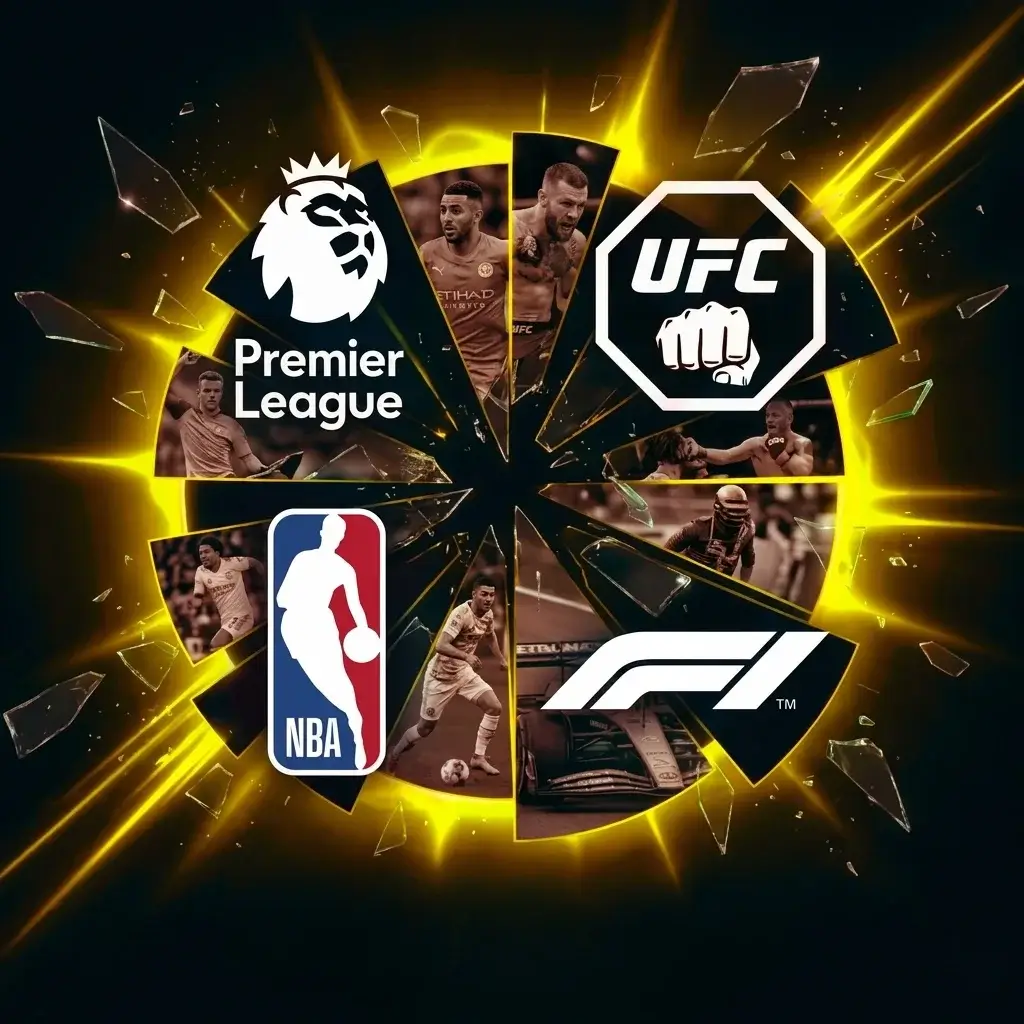 Live sports — F1, Premier League, UFC, NBA