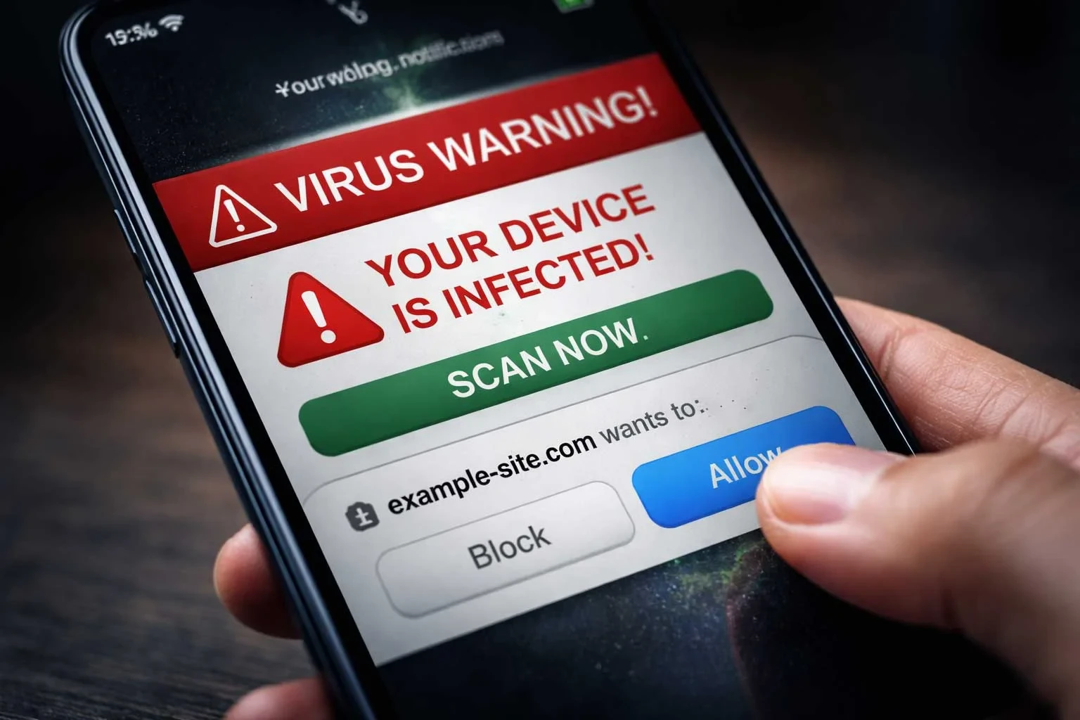Warnzeichen für Malware durch dubiose IPTV-Apps