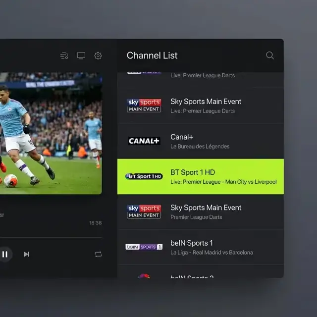 Live TV channel list — IPTVKaufen24